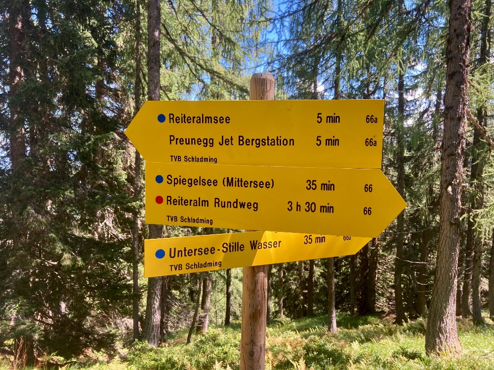 Reiteralm - trek ke Spiegelsee