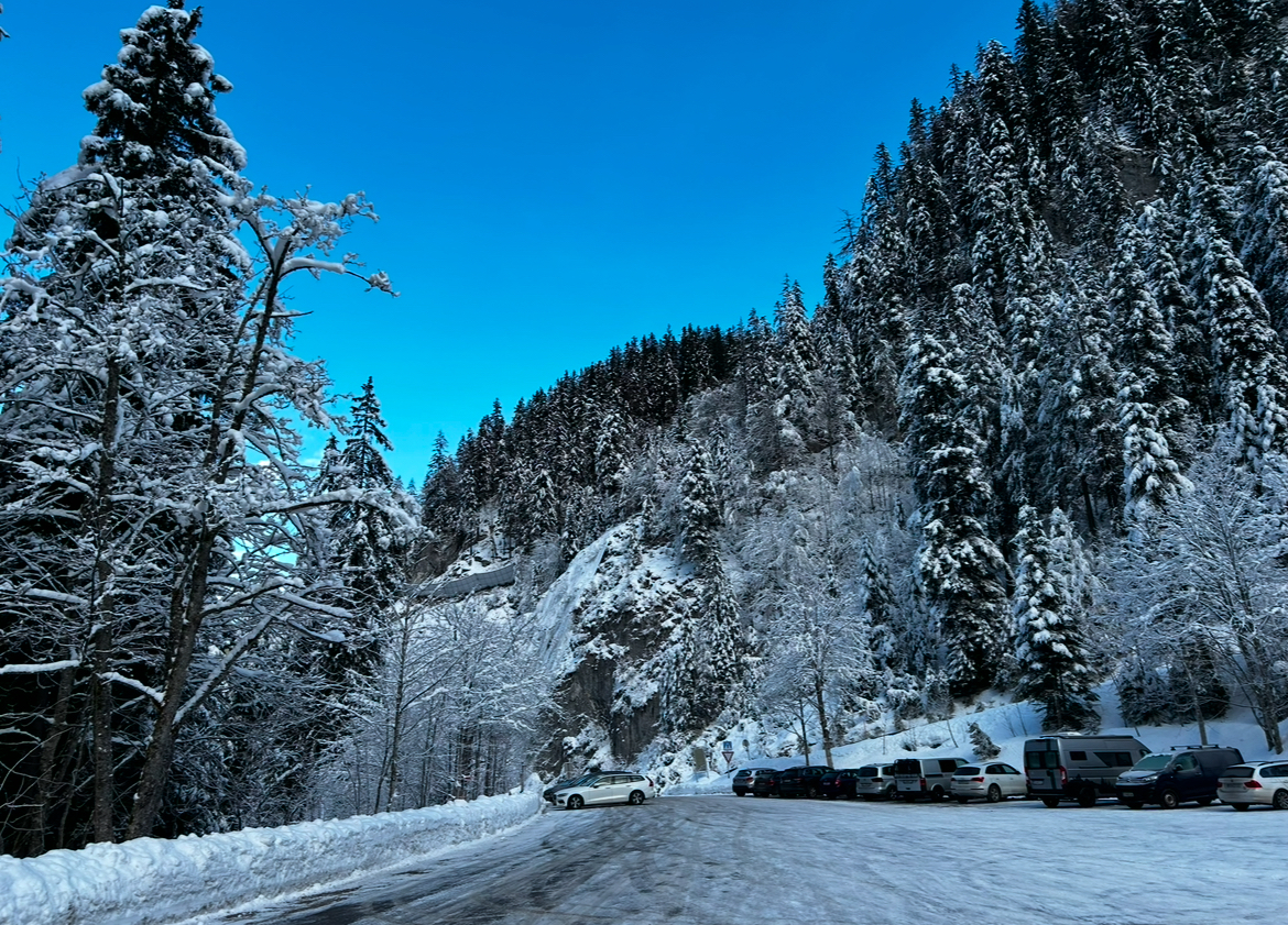 Parkování u Gosauseen