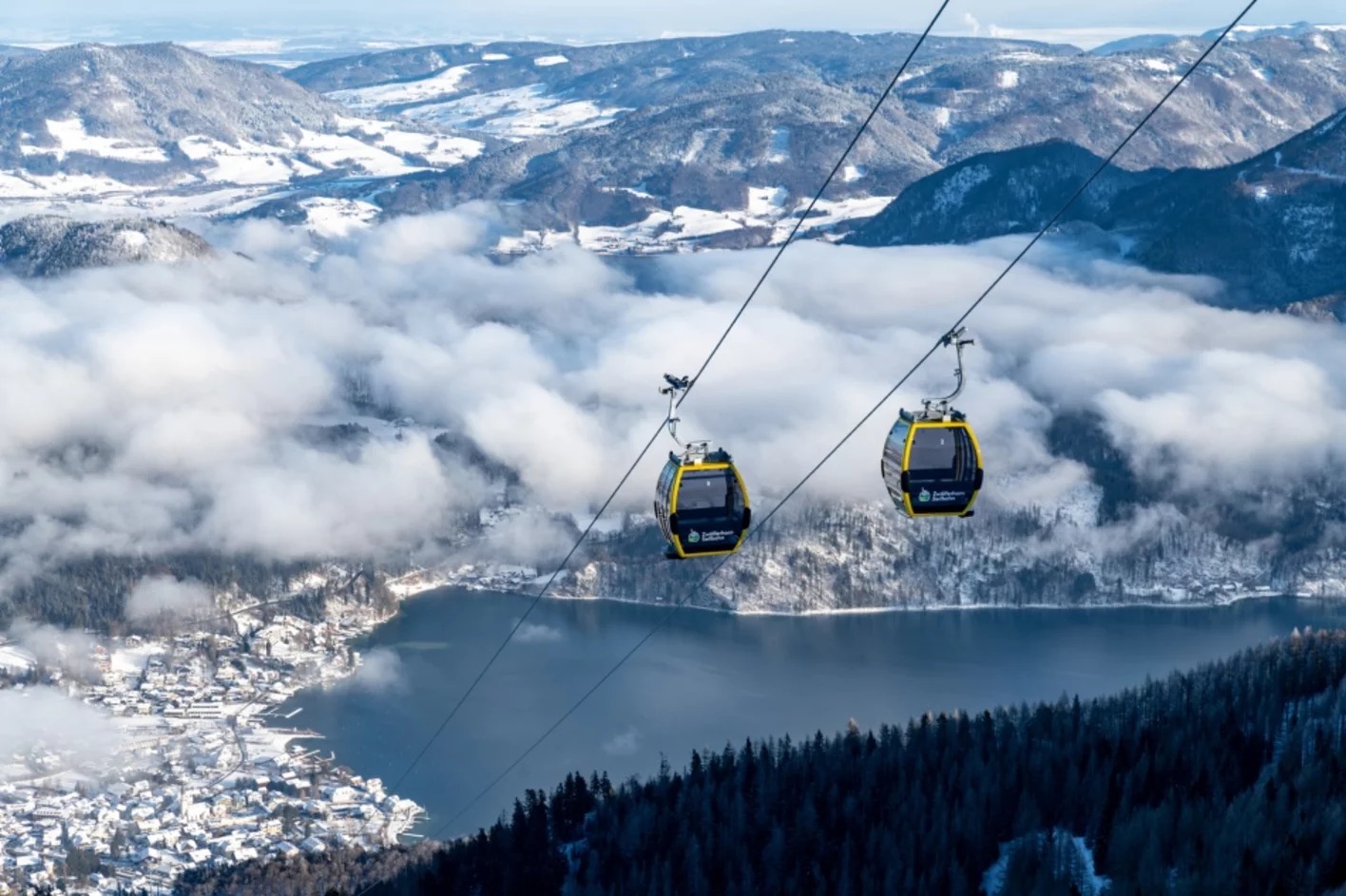 Wolfgangsee in winter