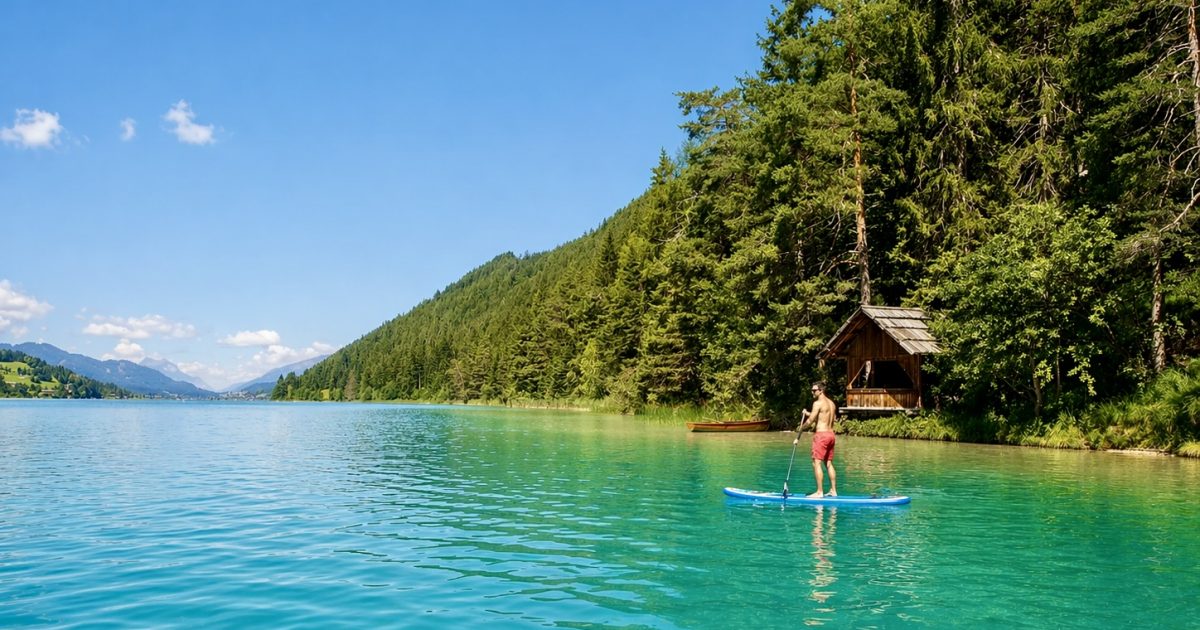 Jezero Weissensee Korutany