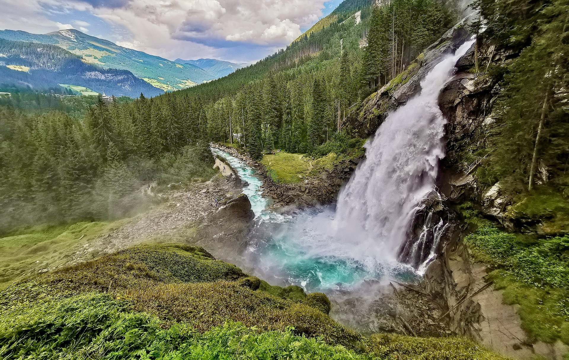 Krimmelské vodopády - tip na výlet z Zell am See - Kaprun
