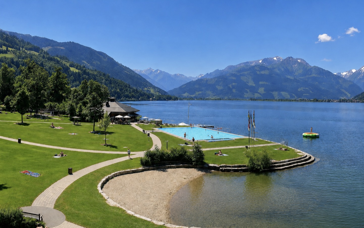 Zeller See -Strandbad Thumersbach